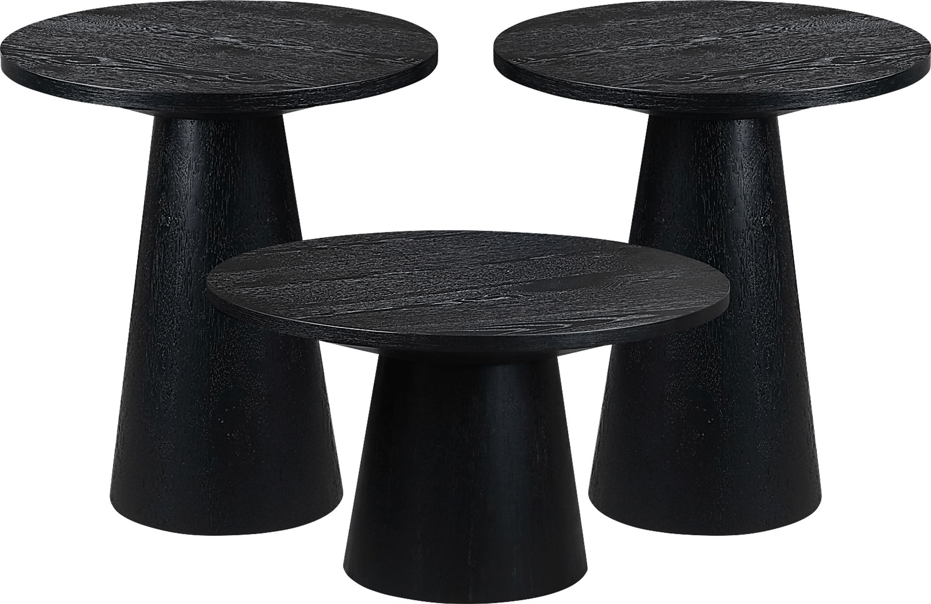 Kendall Black 3 Pc Table Set - Image 1