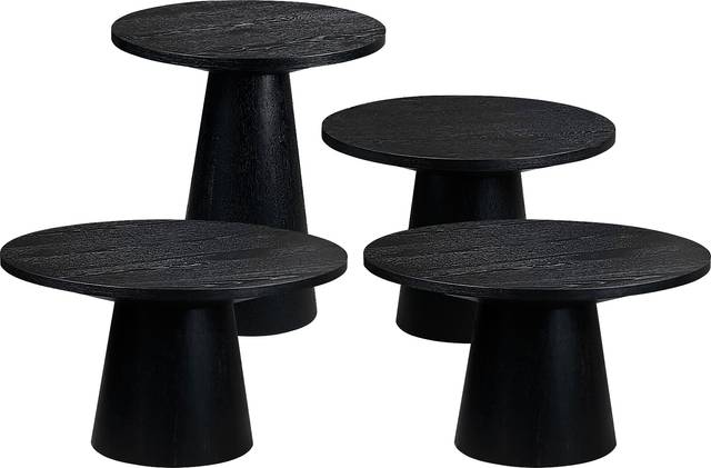 Kendall Black 4 Pc Table Set - Thumbnail - Image 1