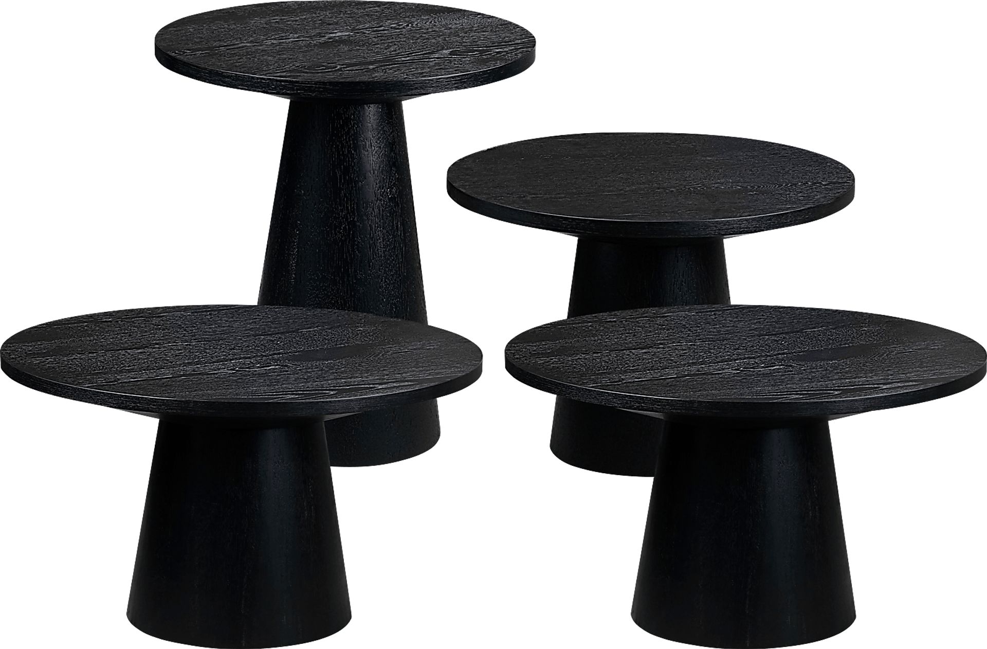 Kendall Black 4 Pc Table Set - Image 1