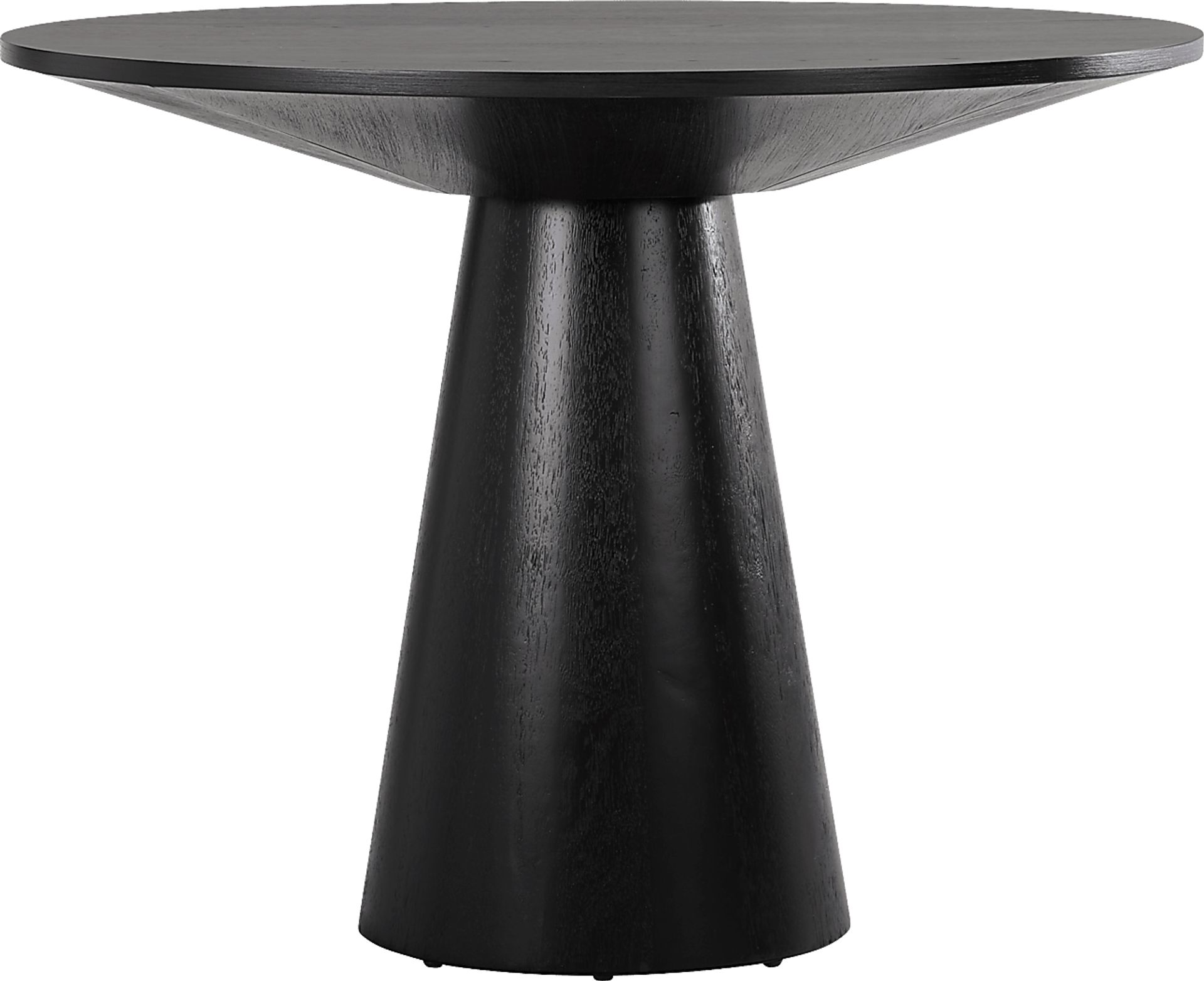 Kendall Black 3 Pc 48" Round Counter Height Dining Room with Gray Stools - Image 2