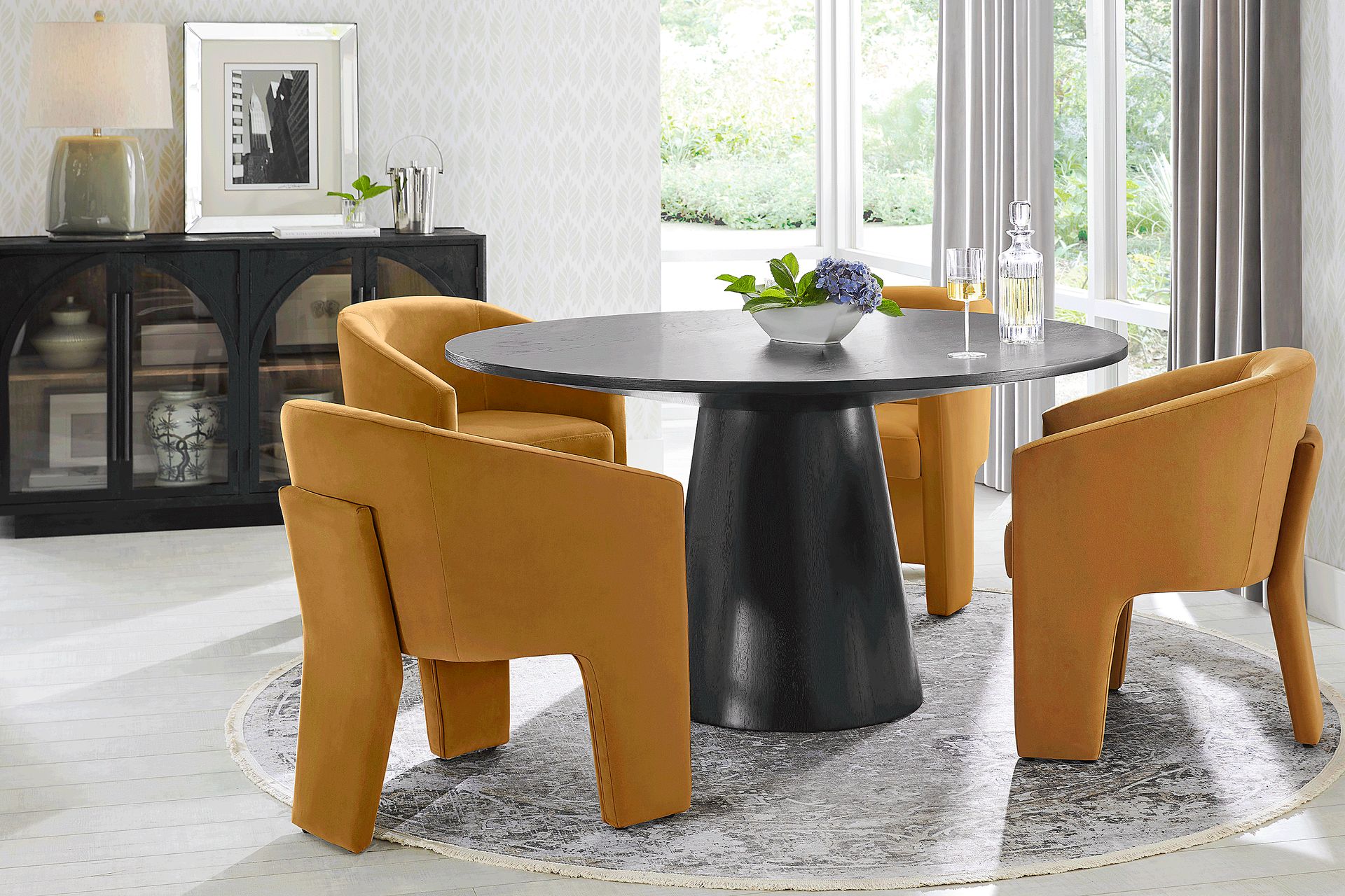 Kendell Coffee Table - Black/Brown