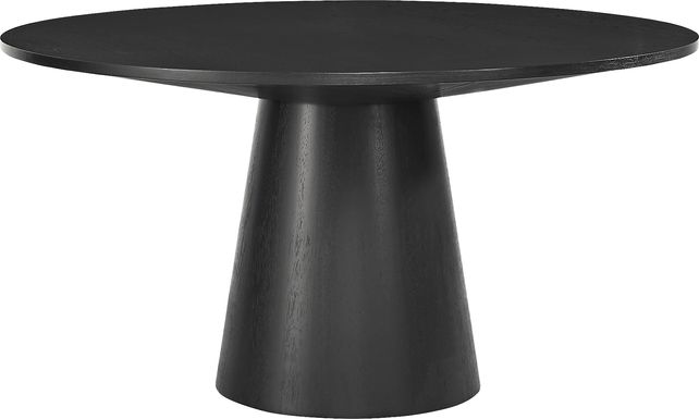 Kendall Black 59" Round Dining Table