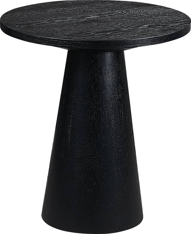 Kendall Black Round End Table - Thumbnail - Image 1