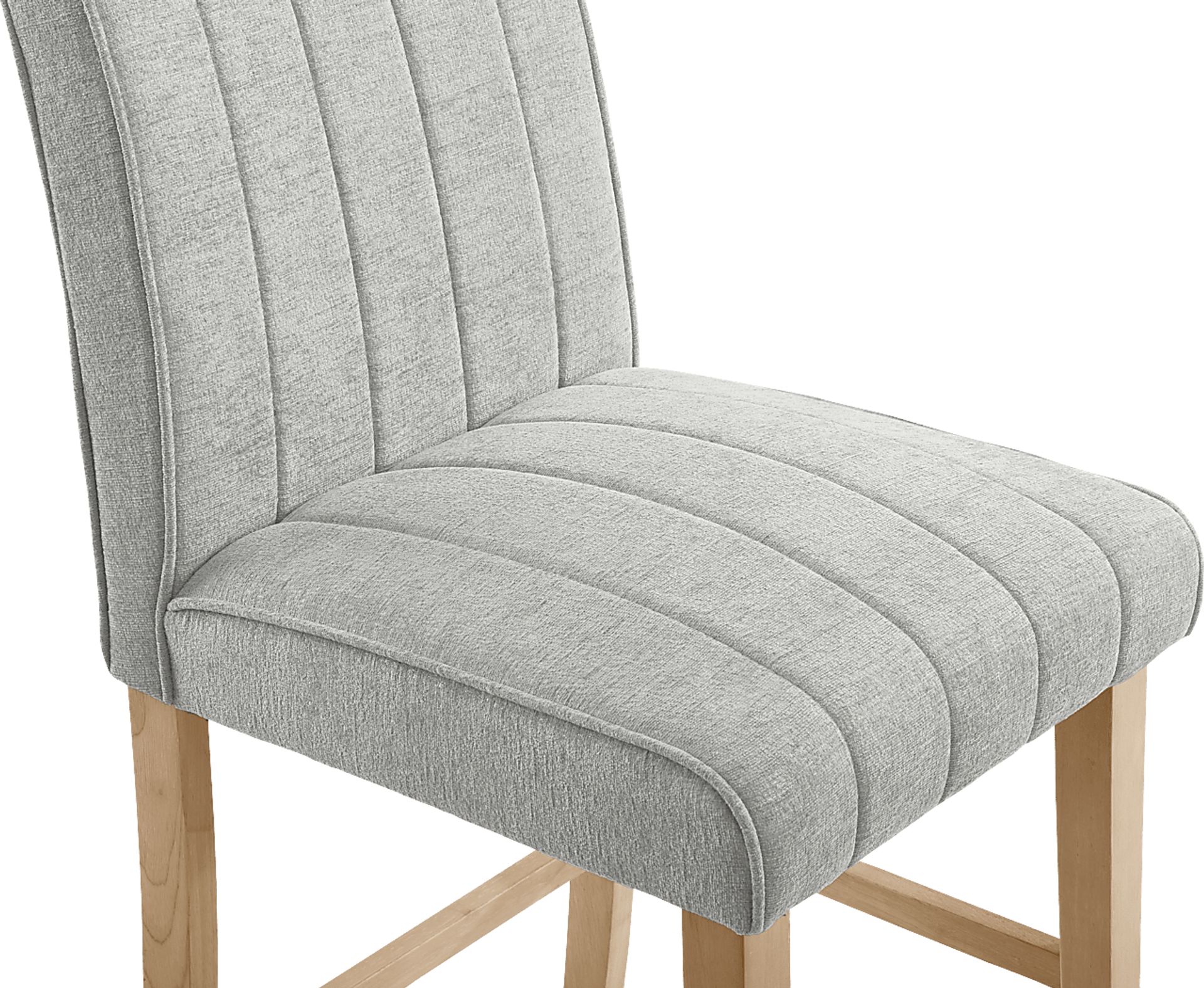Kendall Gray Counter Height Stool with Natural Legs - Image 3