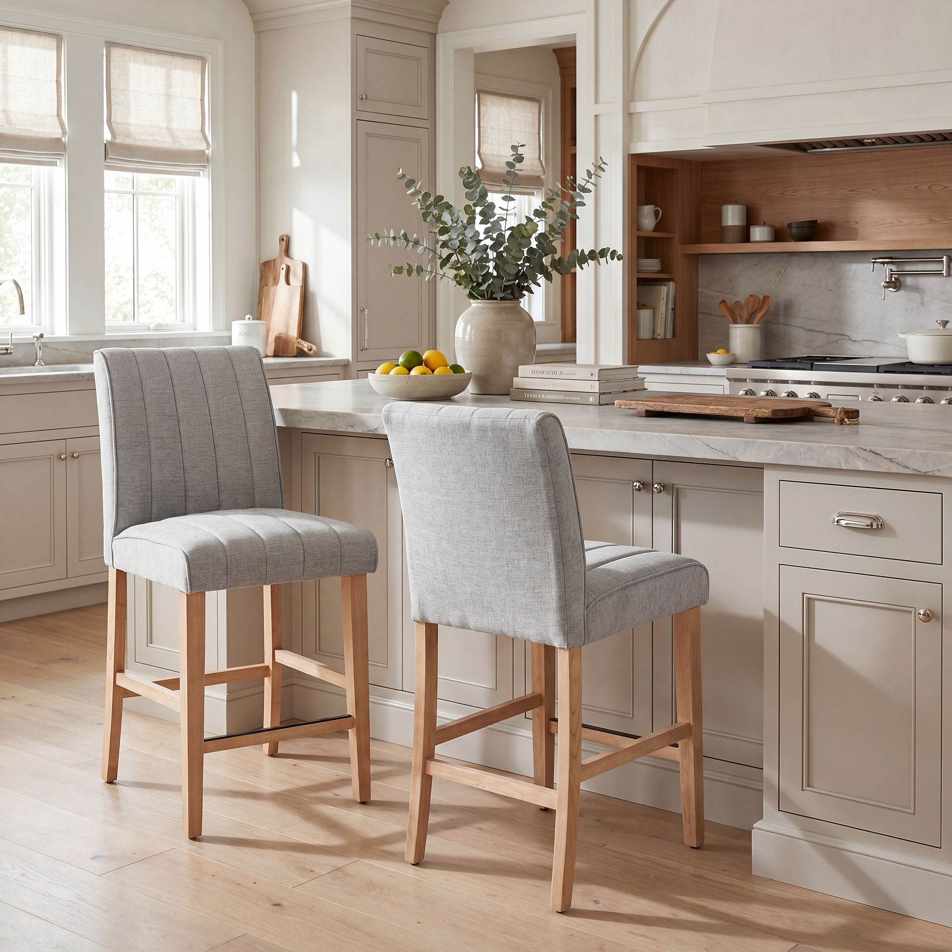 Kendall Gray Counter Height Stool with Natural Legs - Image 6