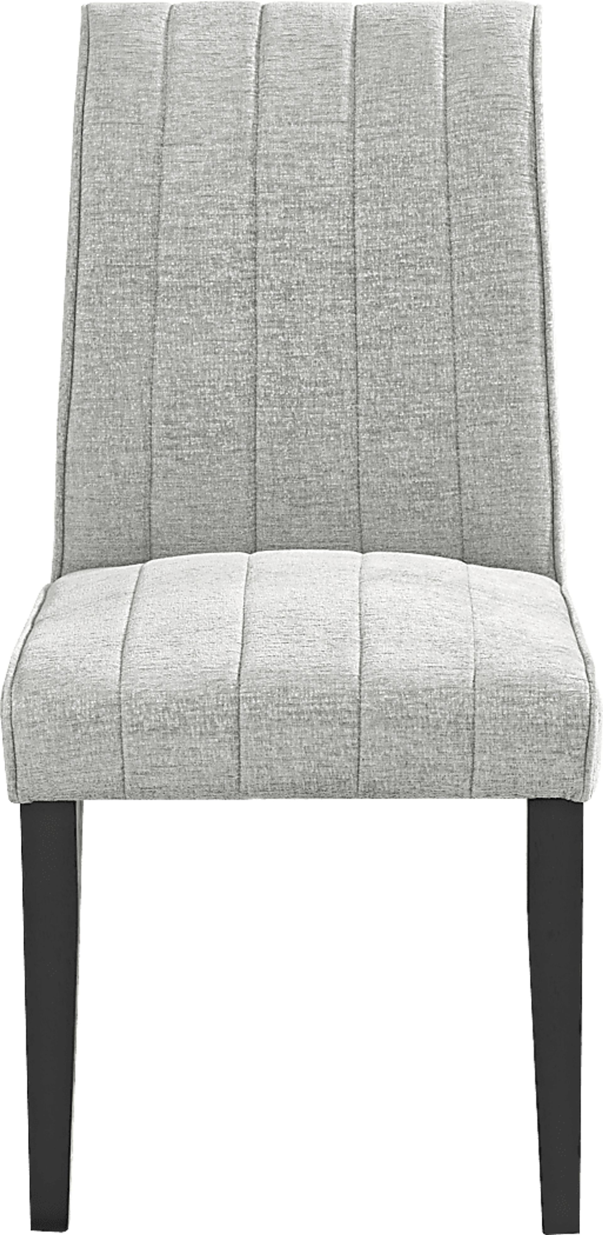 Kendall Black 5 Pc 59" Round Dining Room with Gray Side Chairs - Image 4