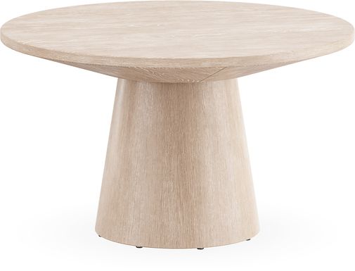 Kendall Natural 29" Round Cocktail Table