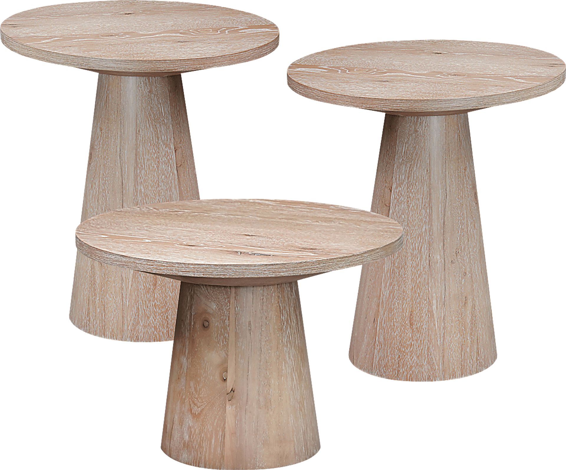 Kendall Natural 3 Pc Table Set - Image 1