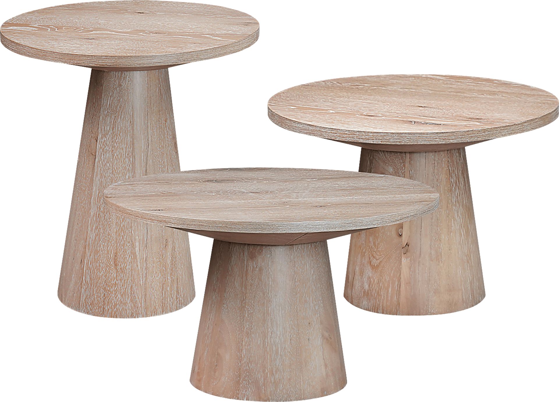 Kendall Natural 3 Pc Table Set - Image 1