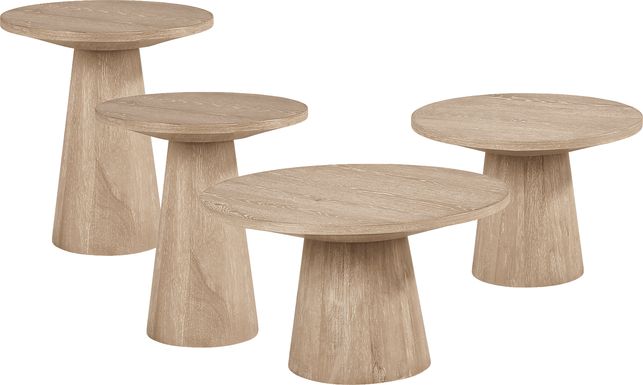 Kendall Natural 4 Pc Table Set