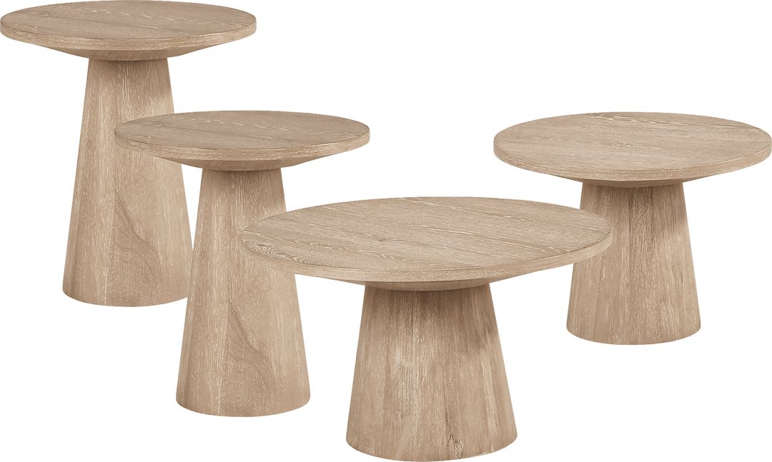 Kendall Natural 4 Pc Table Set