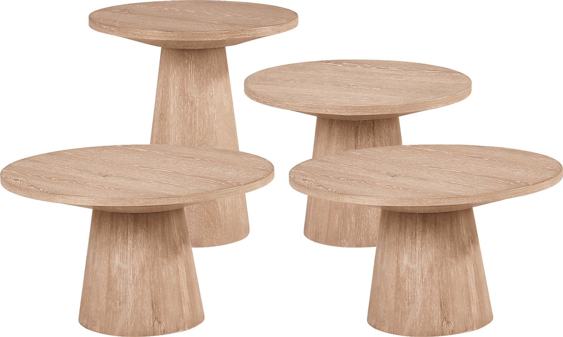 Kendall Natural 4 Pc Table Set - Image 1