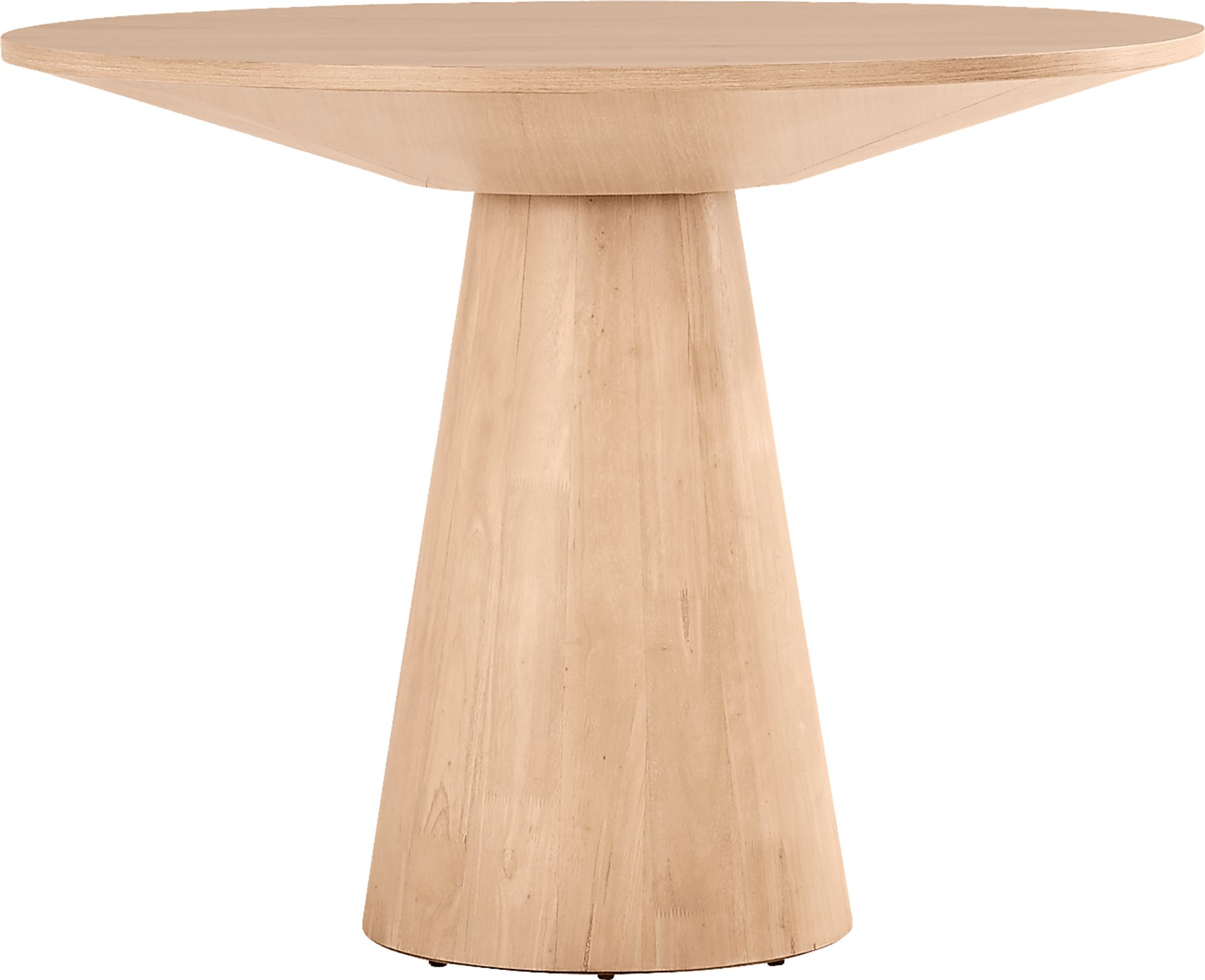 Kendall Natural 3 Pc 48" Round Counter Height Dining Room with White Stools - Image 2