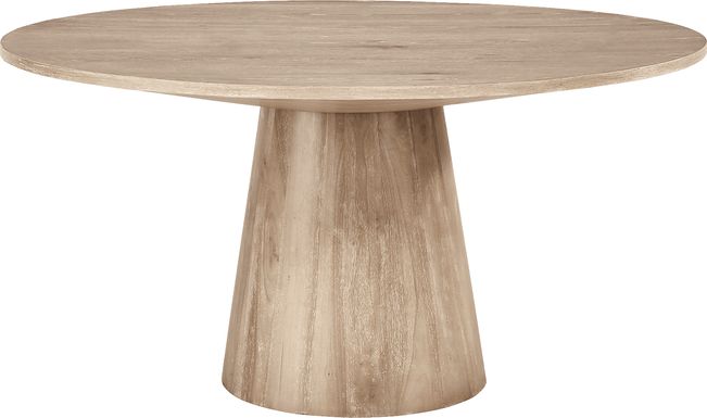 Kendall Natural 59" Round Dining Table