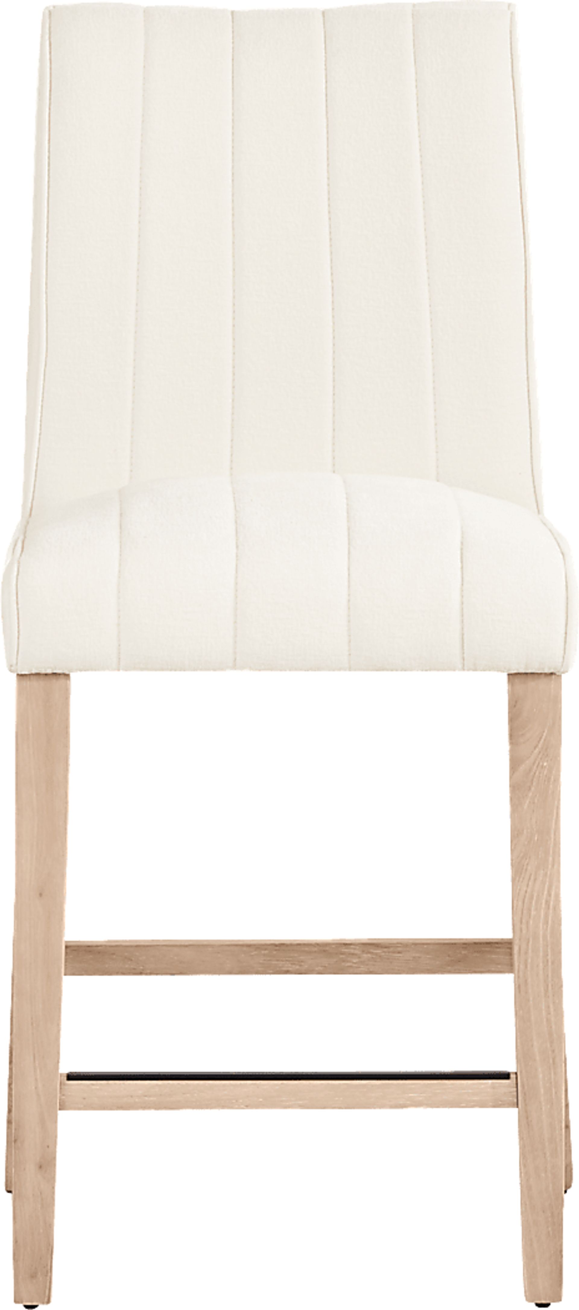 Kendall Natural 3 Pc 48" Round Counter Height Dining Room with White Stools - Image 7