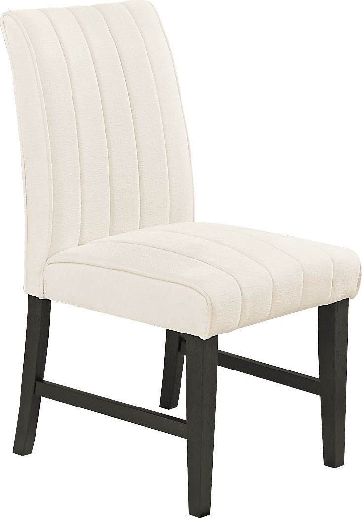 Kendall Black Black,Colors White Side Chair | Rooms to Go