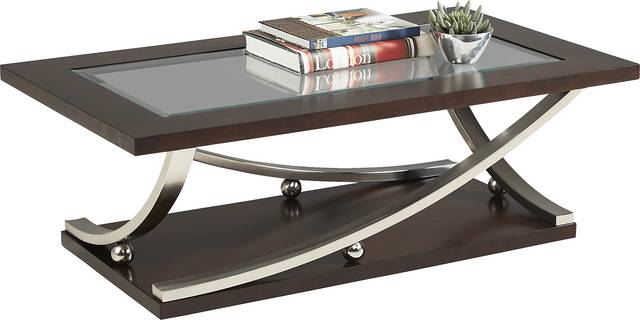 Kendare Brown Cherry Rectangle Cocktail Table - Thumbnail - Image 1