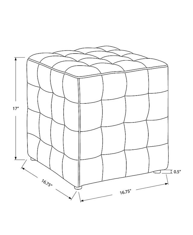 Kendelwick Gray Ottoman - Thumbnail - Image 3