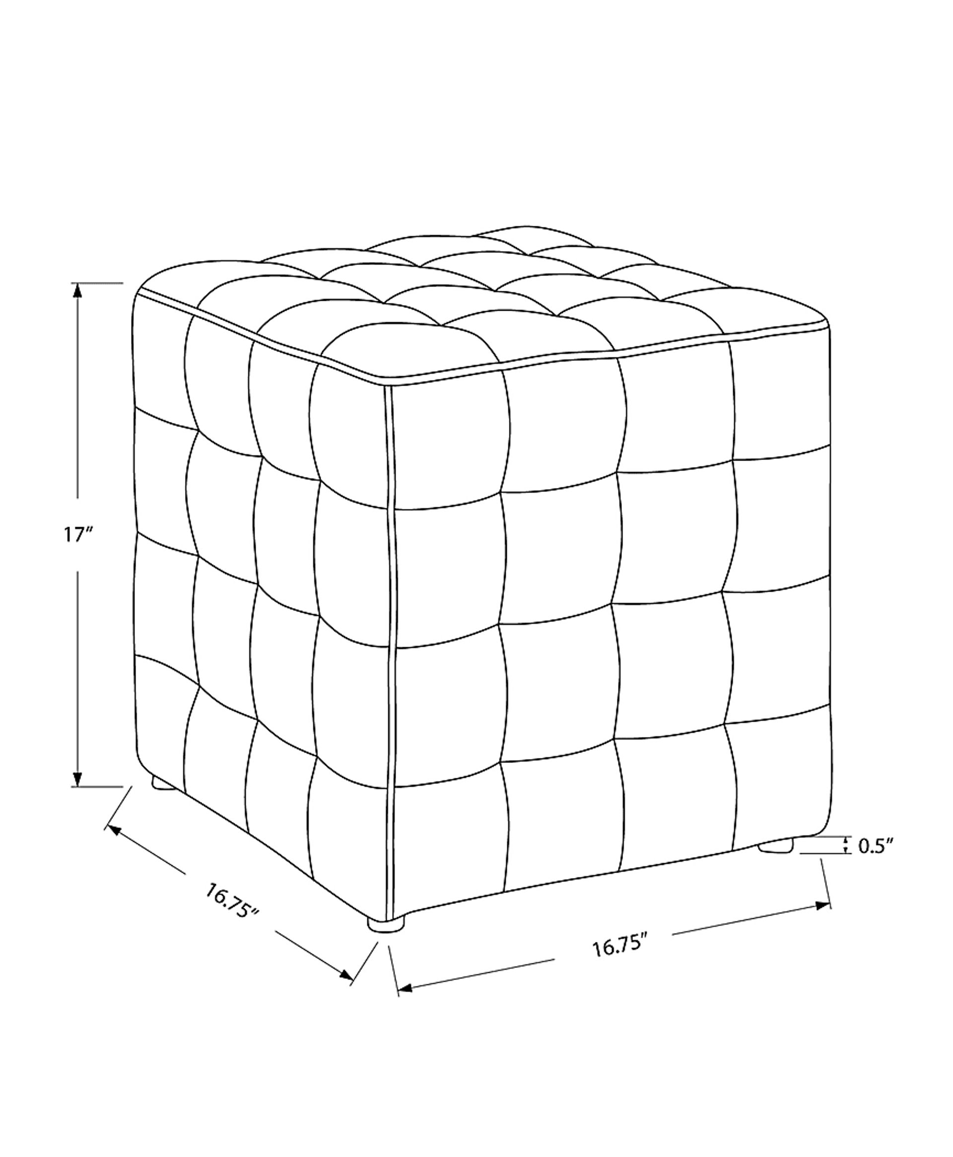 Kendelwick Gray Ottoman - Image 3