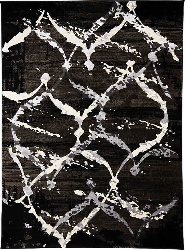 Kendrik Black 7'8 x 10'2 Rug - Thumbnail - Image 1