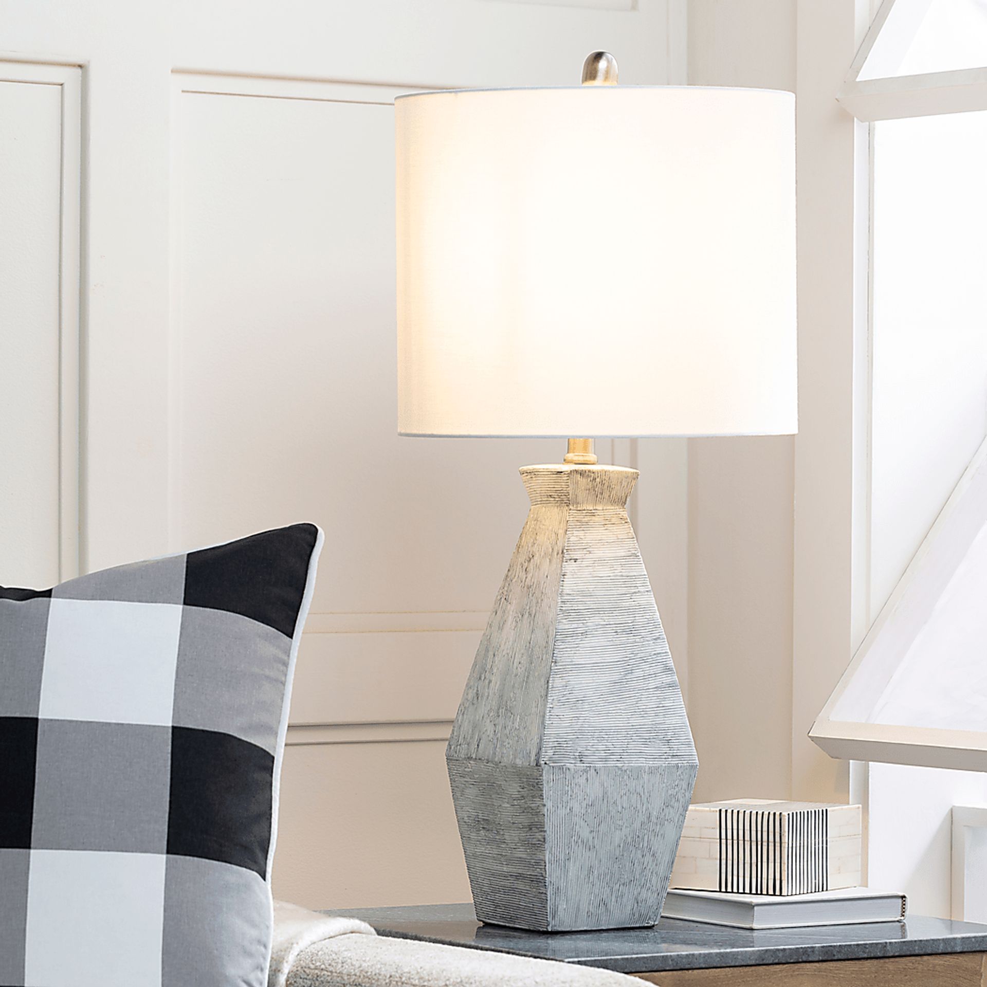 Kenerson Shade Gray Lamp - Image 4