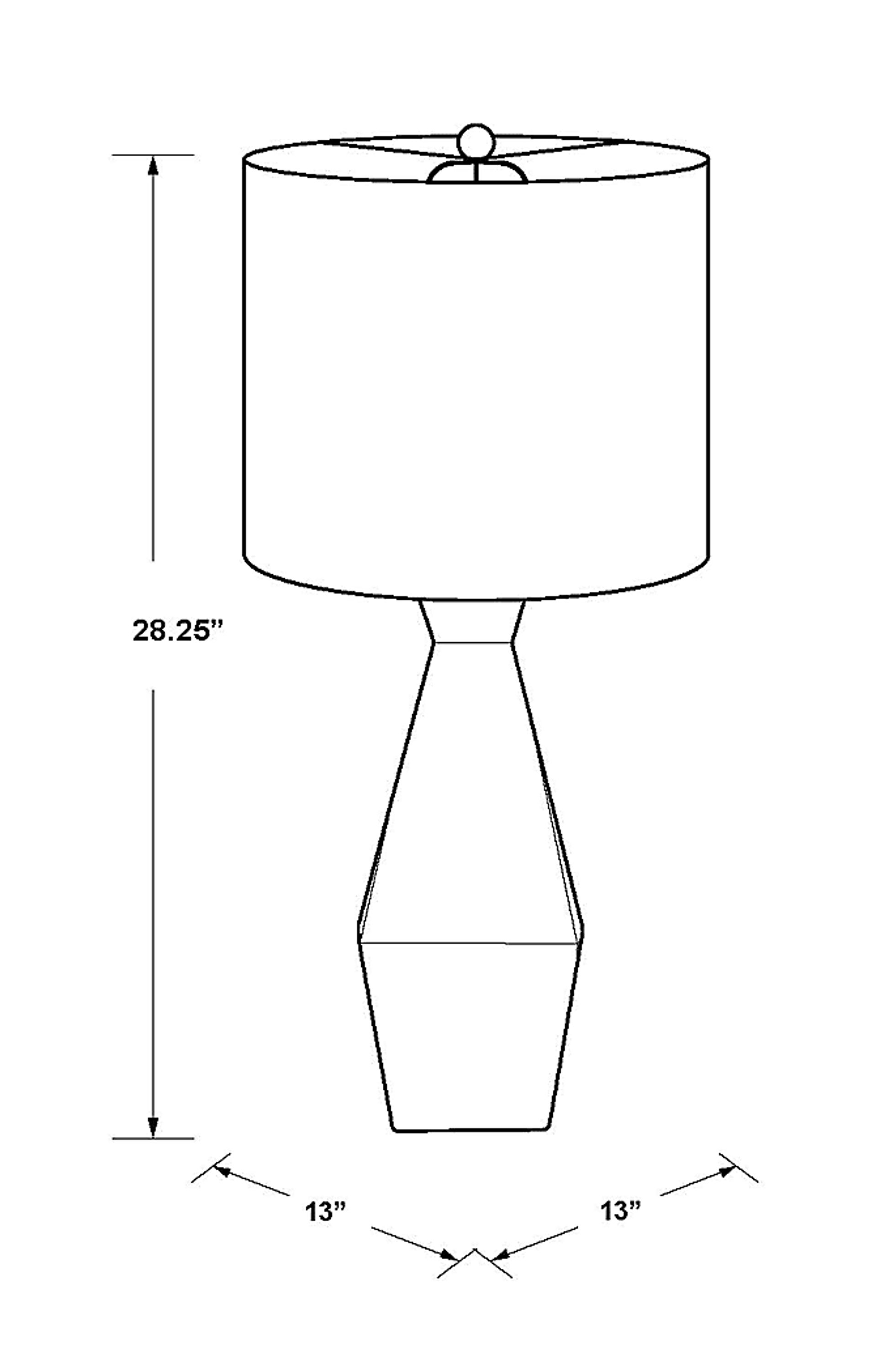 Kenerson Shade Gray Lamp - Image 5