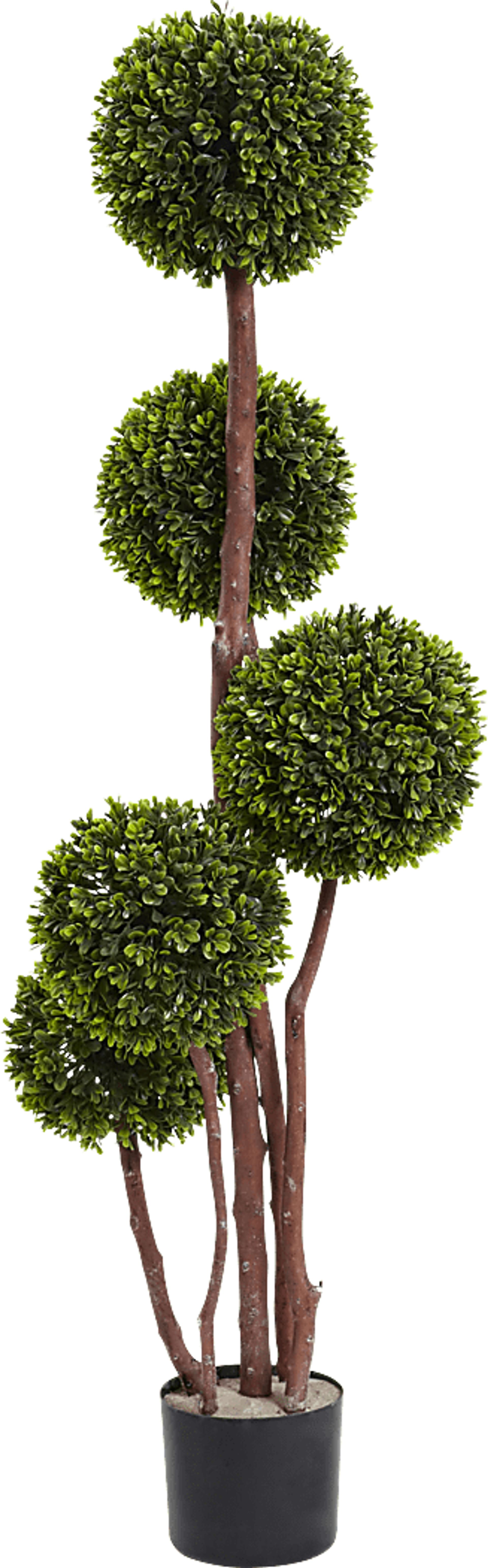 Kenia Green Boxwood Indoor/Outdoor Silk Tree - Image 1