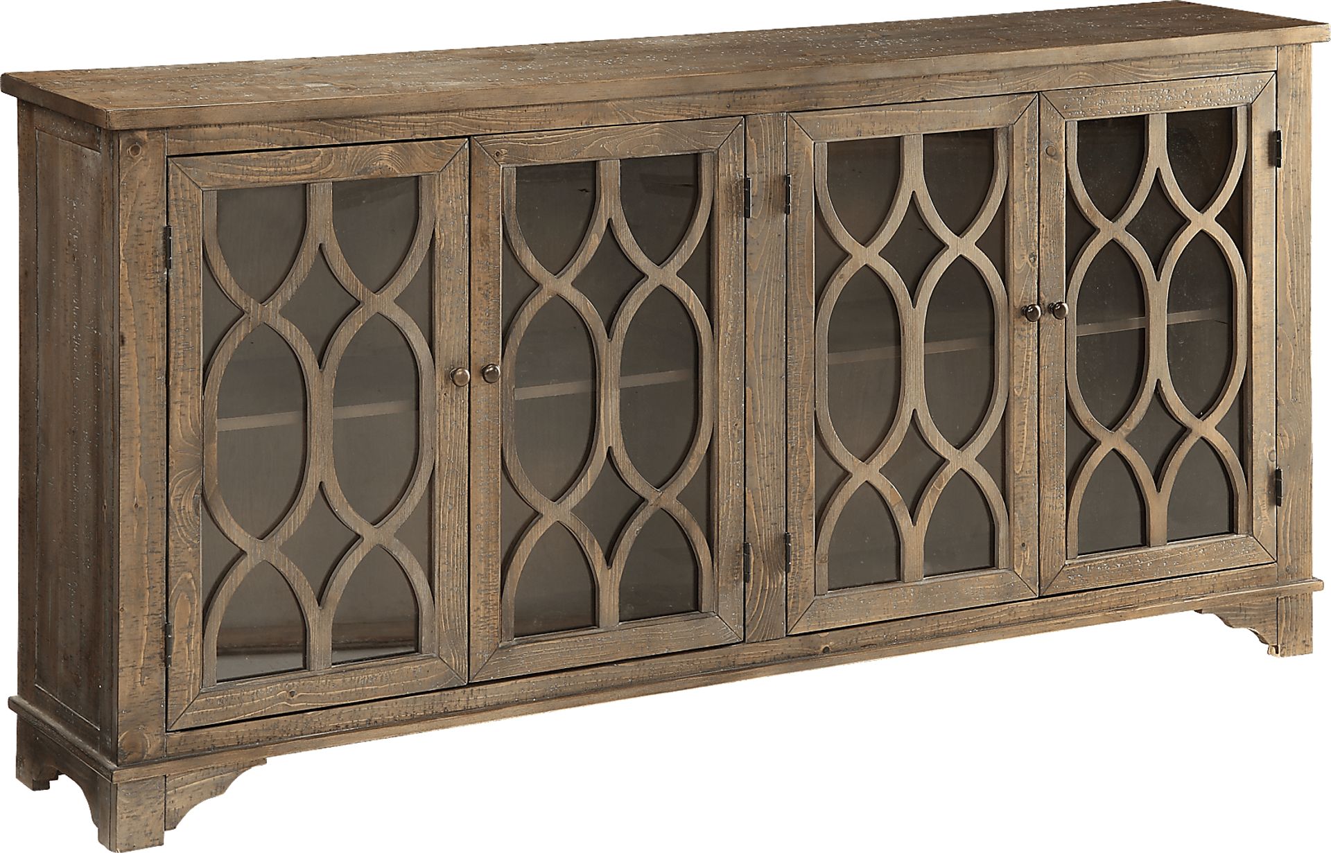 Kenil Brown Accent Cabinet - Image 1