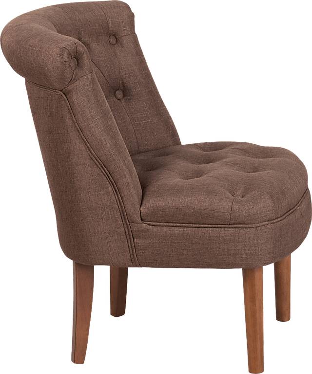 Kenilworth Brown Accent Chair - Thumbnail - Image 2
