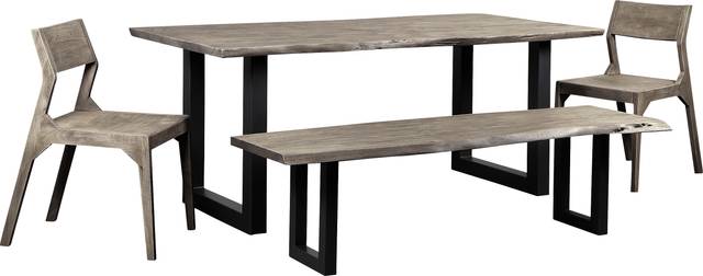 Kenion Gray Accent Bench - Thumbnail - Image 5