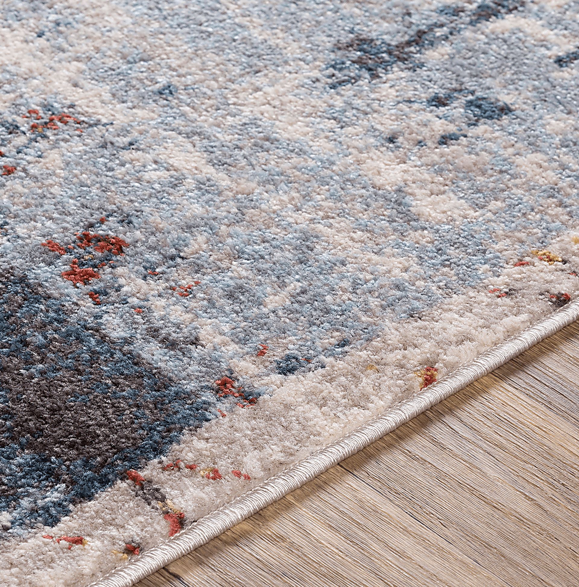 Kenisha Taupe 6'7 x 9' Rug - Image 5