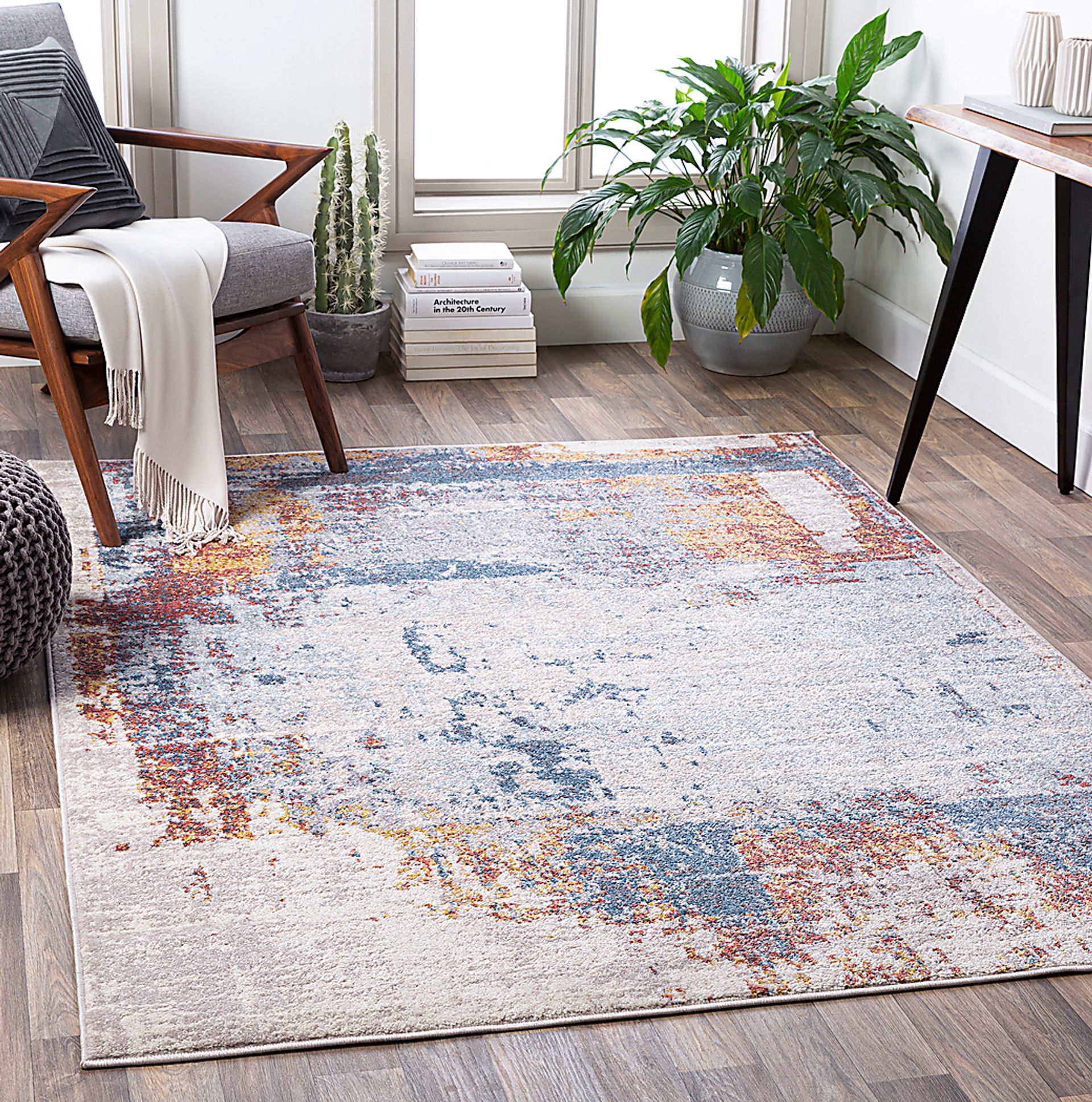 Kenisha Taupe 6'7 x 9' Rug - Image 7