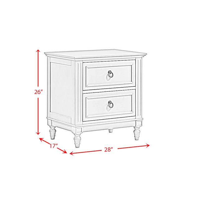 Kennebec White Nightstand - Thumbnail - Image 7