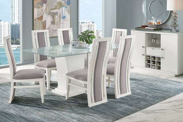Kennedy Park White 5 Pc Dining Room - Thumbnail - Image 1