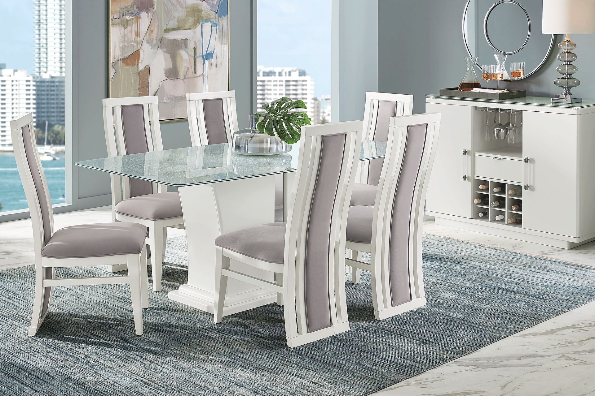 Kennedy Park White 5 Pc Dining Room - Image 1