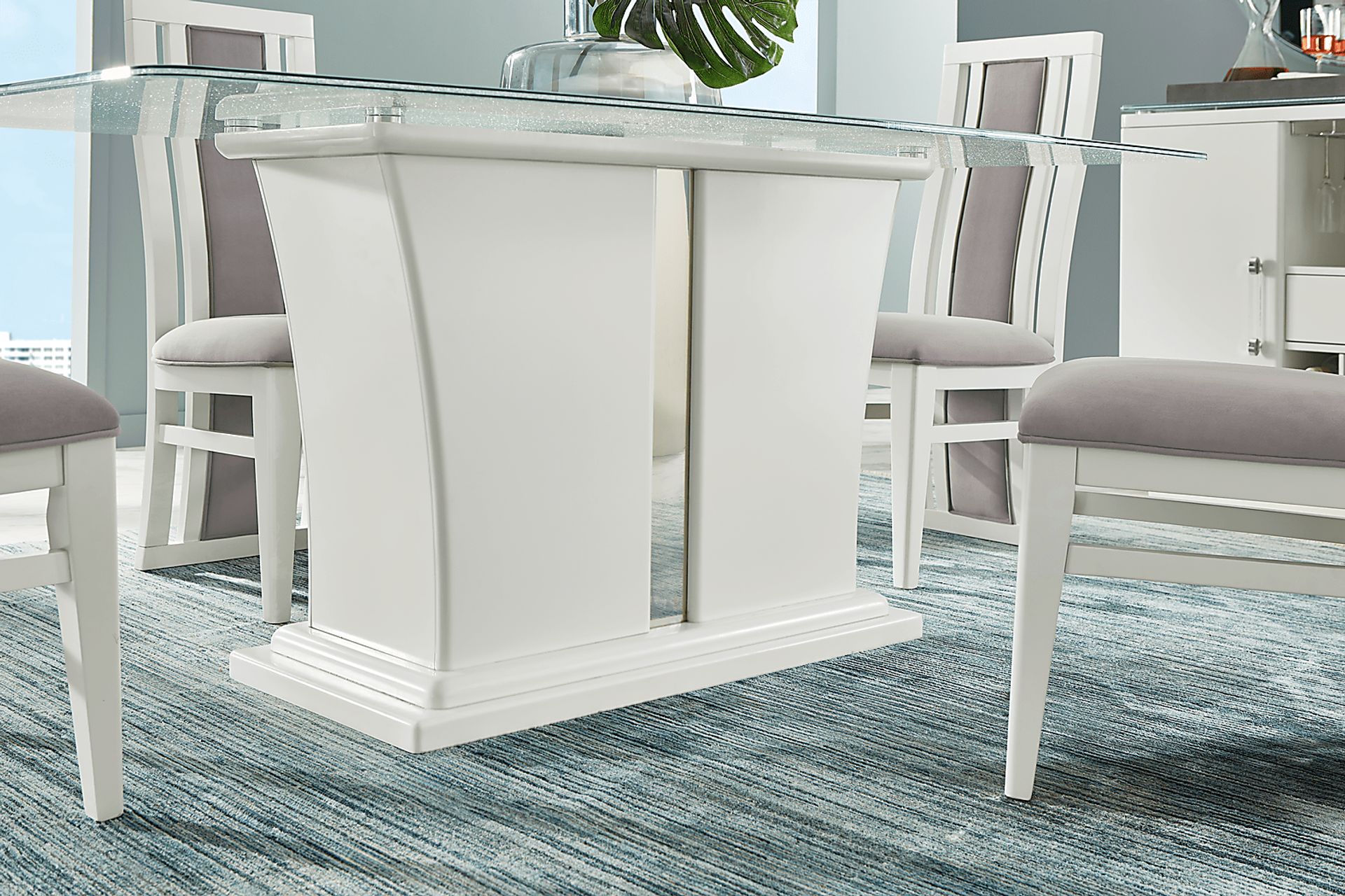 Kennedy Park White 5 Pc Dining Room - Image 3