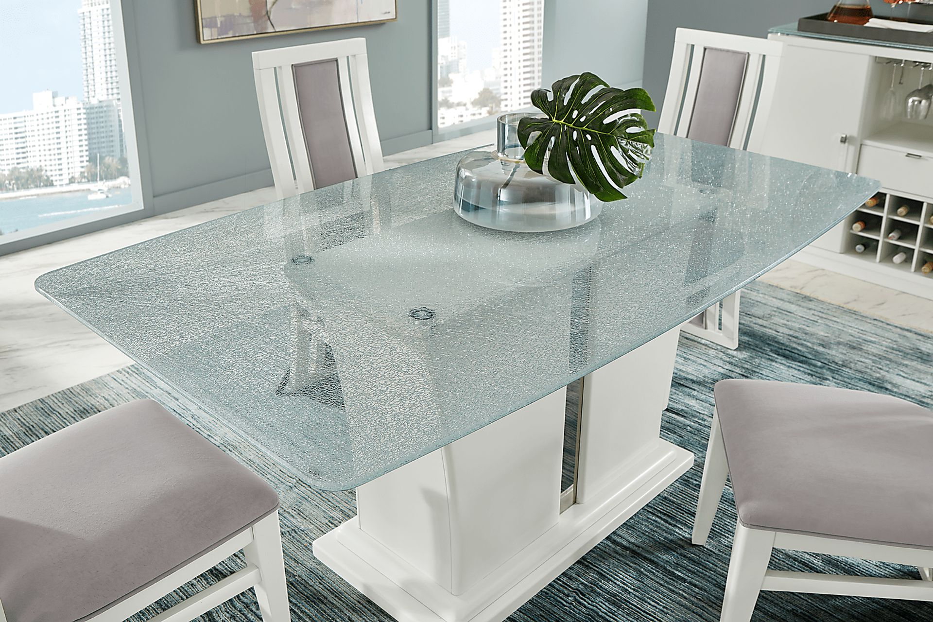 Kennedy Park White 5 Pc Dining Room - Image 4