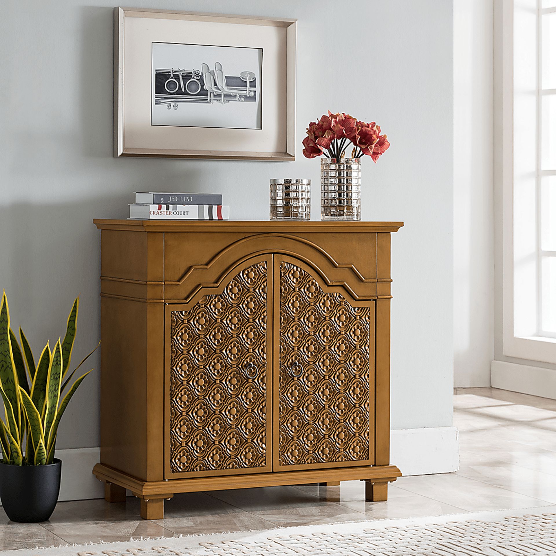 Kennelly Brown Accent Cabinet - Image 5