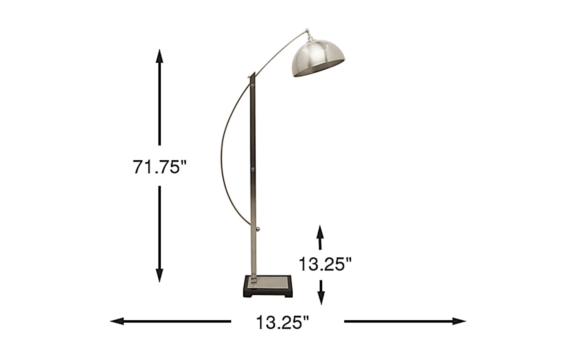 Dimension Image. Please refer to the Dimension Tab on this page for dimension details.