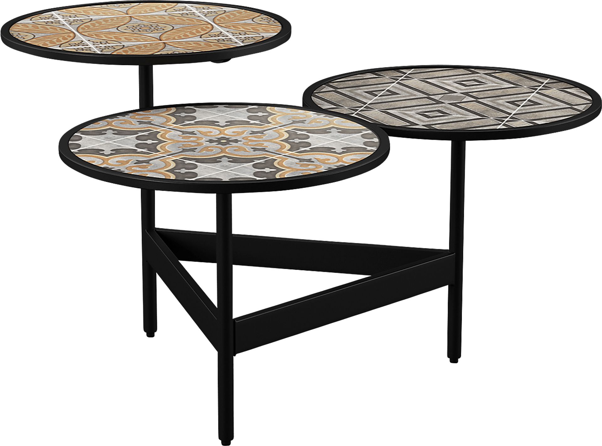 Outdoor Kennilworth Black Cocktail Table - Image 1