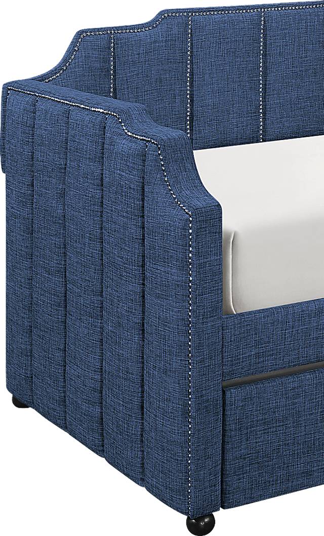 Kennis Blue Daybed with Trundle - Thumbnail - Image 4