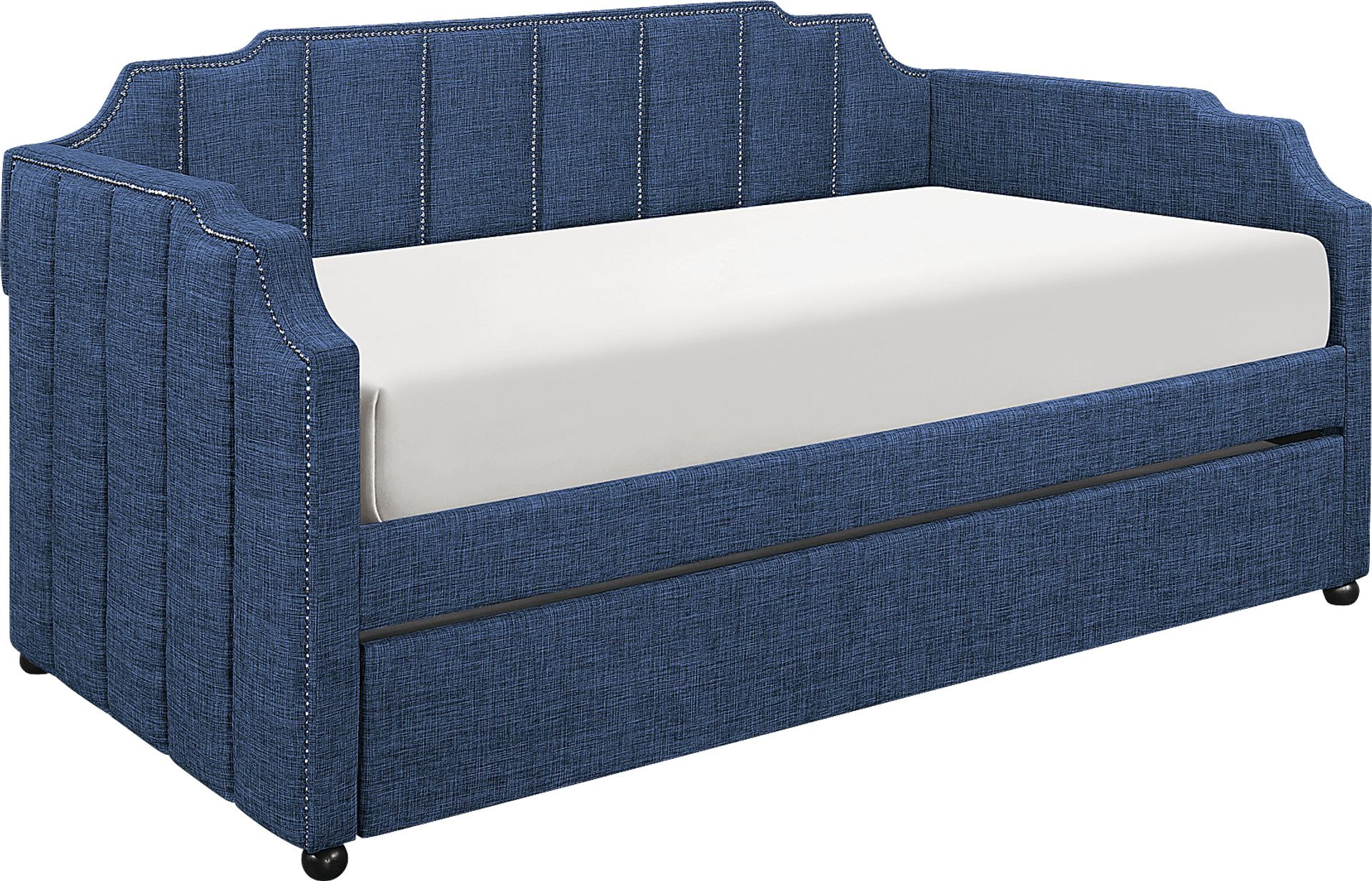Kennis Blue Daybed with Trundle - Image 1