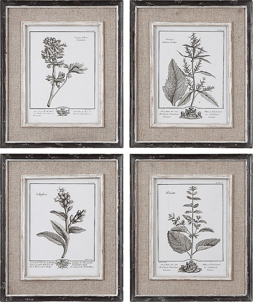 Kennley Taupe Artwork, Set of 4