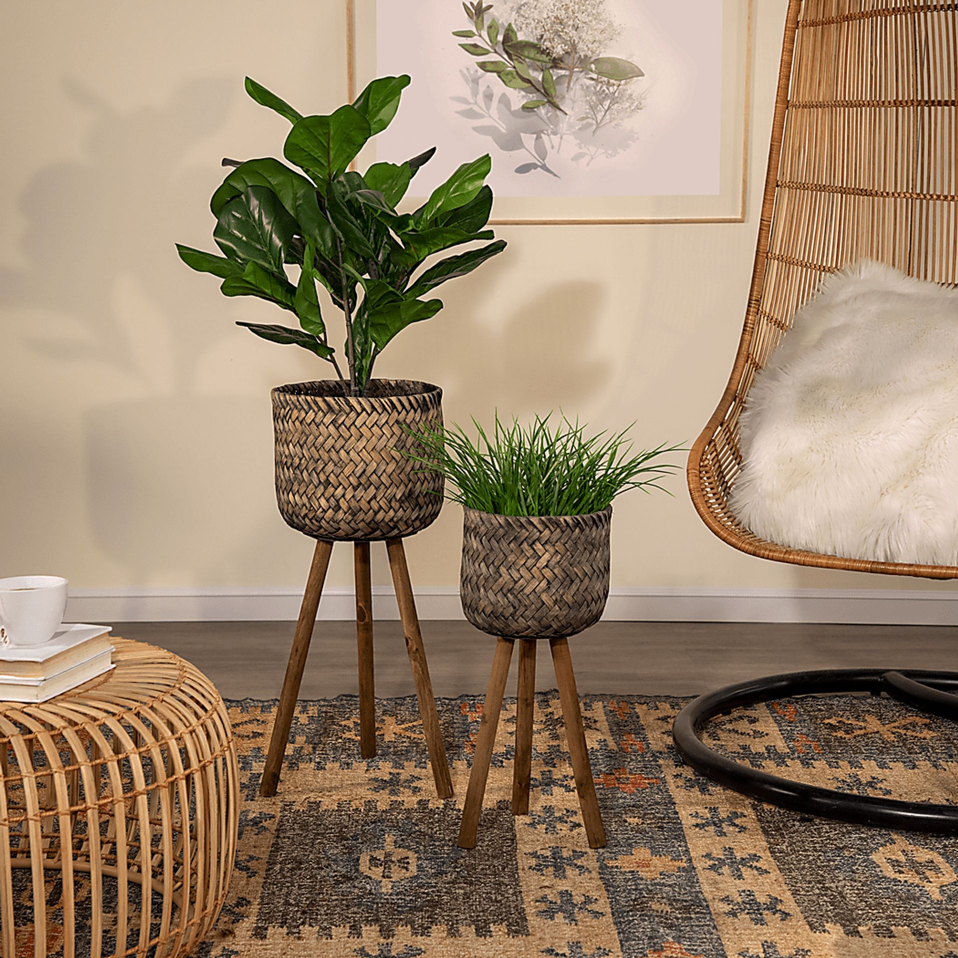 Kennridge Brown Planter, Set of 2 - Image 9