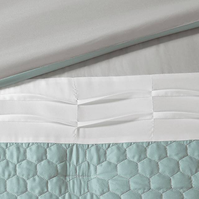 Kennuth Seafoam 8 Pc Queen Comforter Set - Thumbnail - Image 6