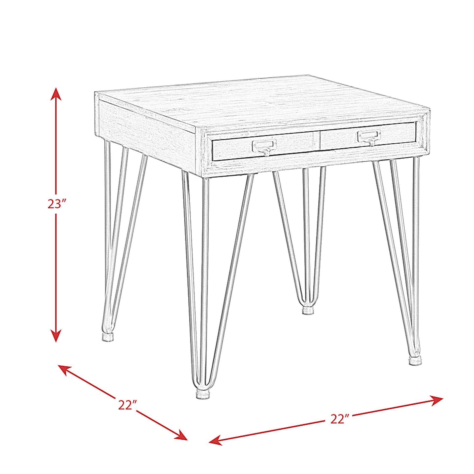 Kennysaw Brown End Table - Image 8