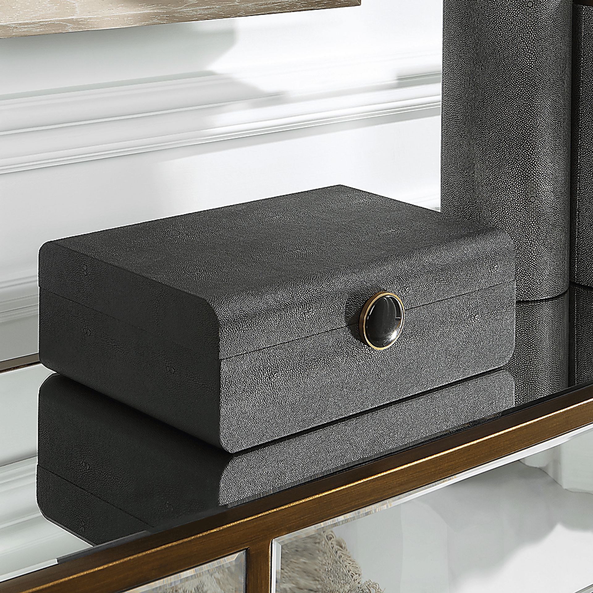 Kennzo Black Decorative Box - Image 2