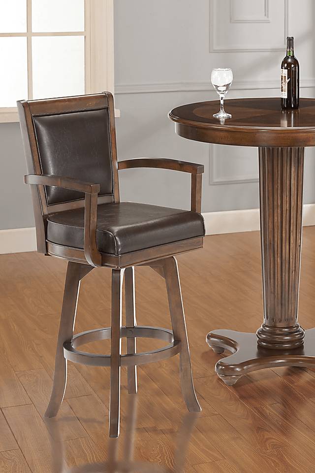 Kenosha Brown Swivel Counter Height Stool - Thumbnail - Image 5