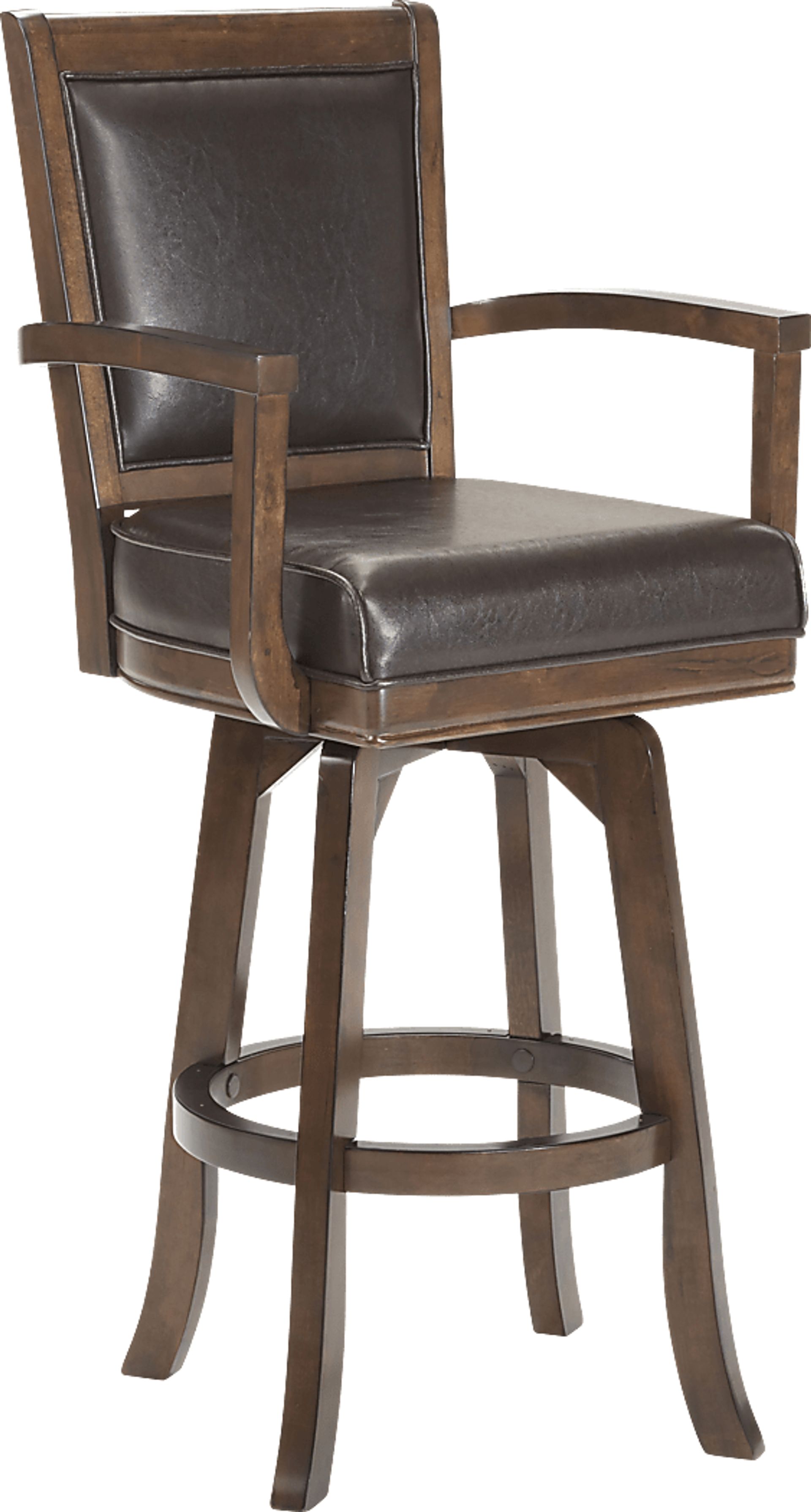Kenosha Brown Swivel Counter Height Stool - Image 1