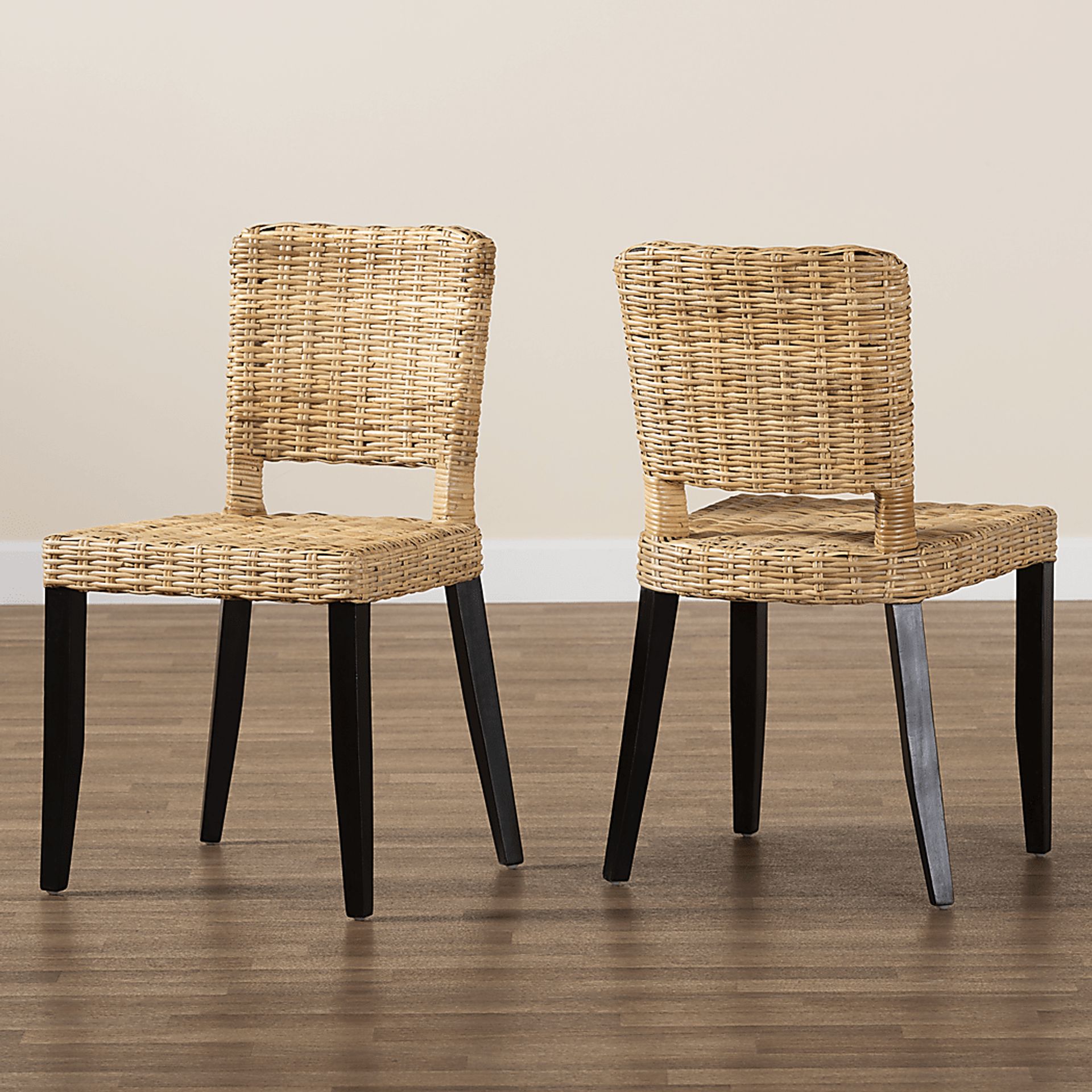 Kenoza Brown Side Chair, Set of 2 - Image 3